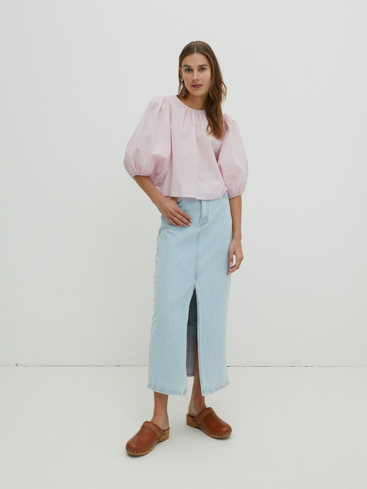 EDITED Blouse 'Eleanor' Lila