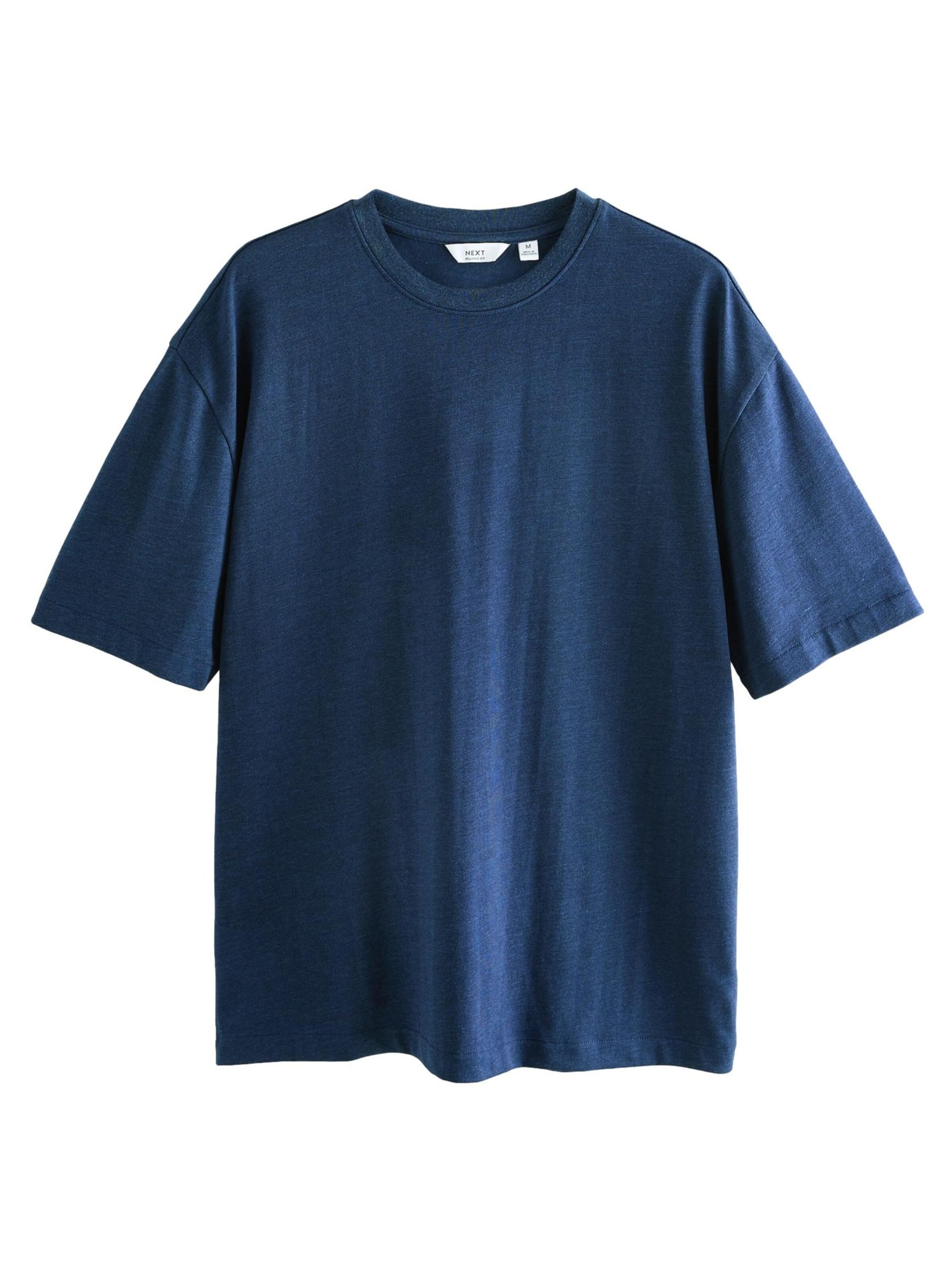 T-Shirt Next en bleu : devant