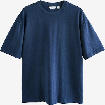 T-Shirt Next en bleu : devant