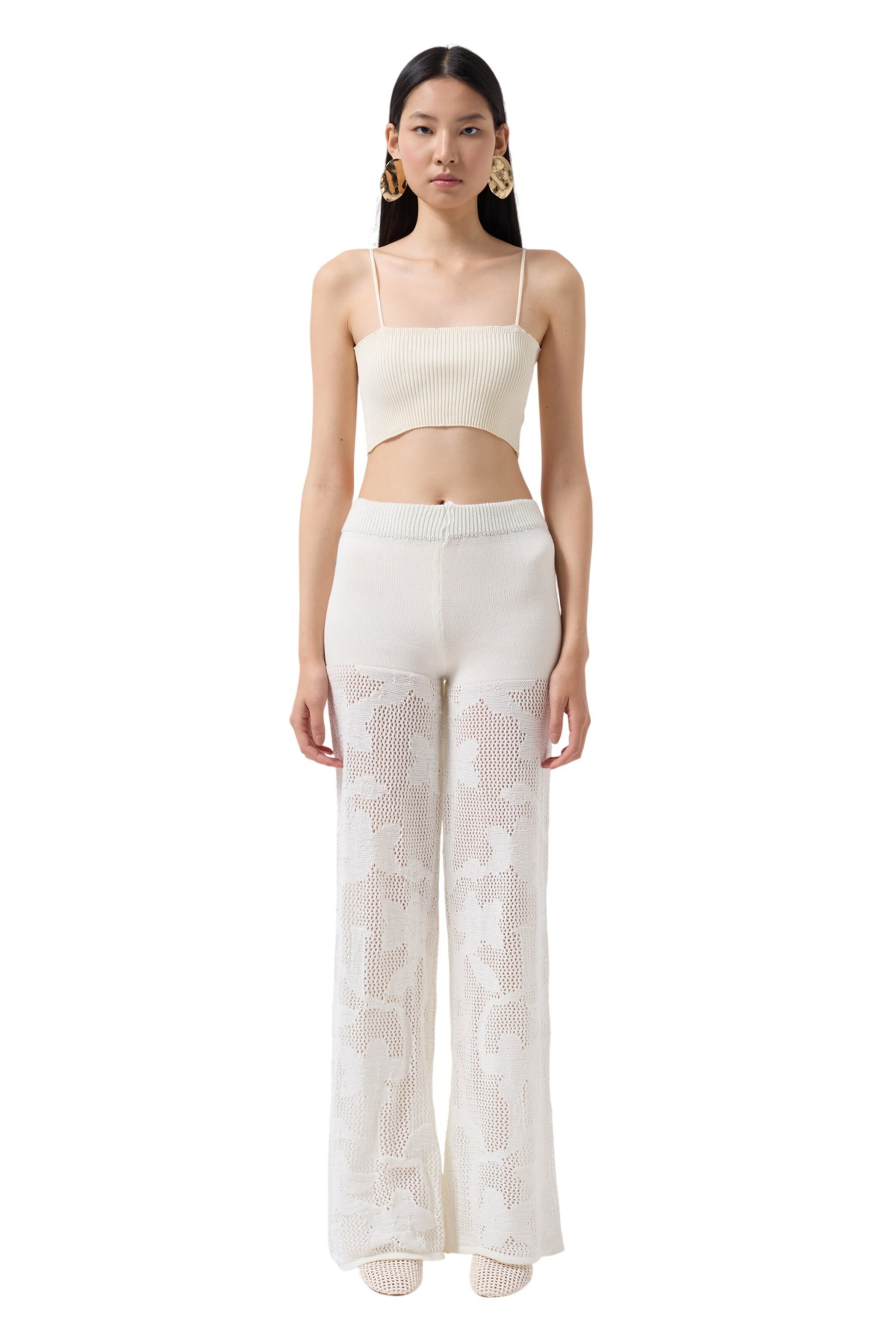 WOMAN VISION Broek in Beige: voorkant