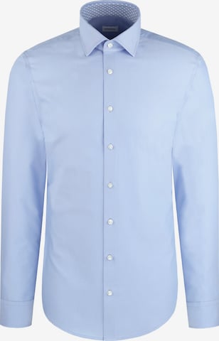 SEIDENSTICKER Slim fit Business shirt 'Schwarze Rose' in Blue: front