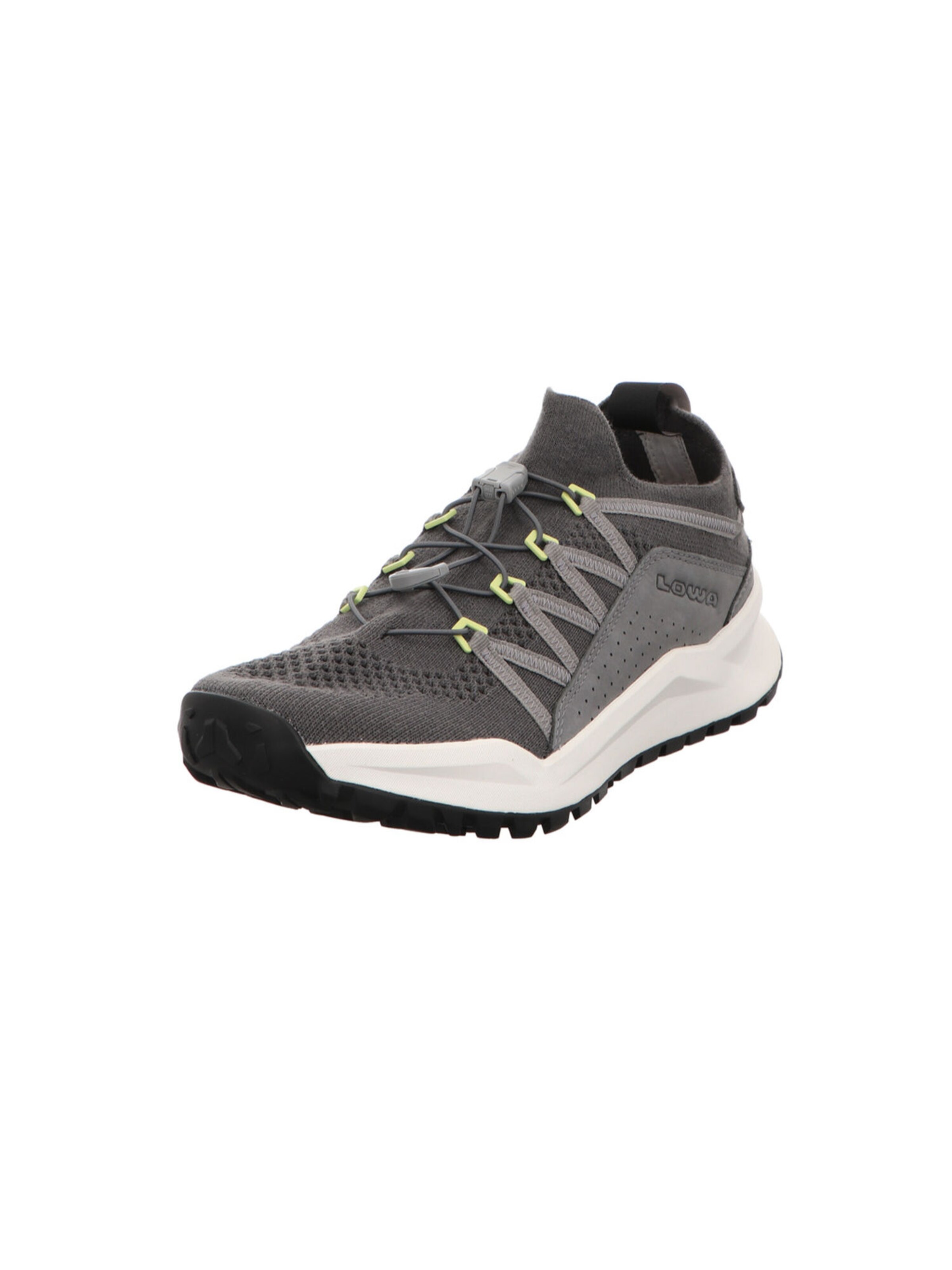 LOWA Flats 'KALOYA KNIT' in Grey: front