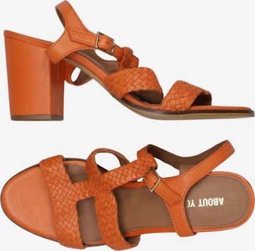 ABOUT YOU Sandals & High-Heeled Sandals in 39 in Orange: front