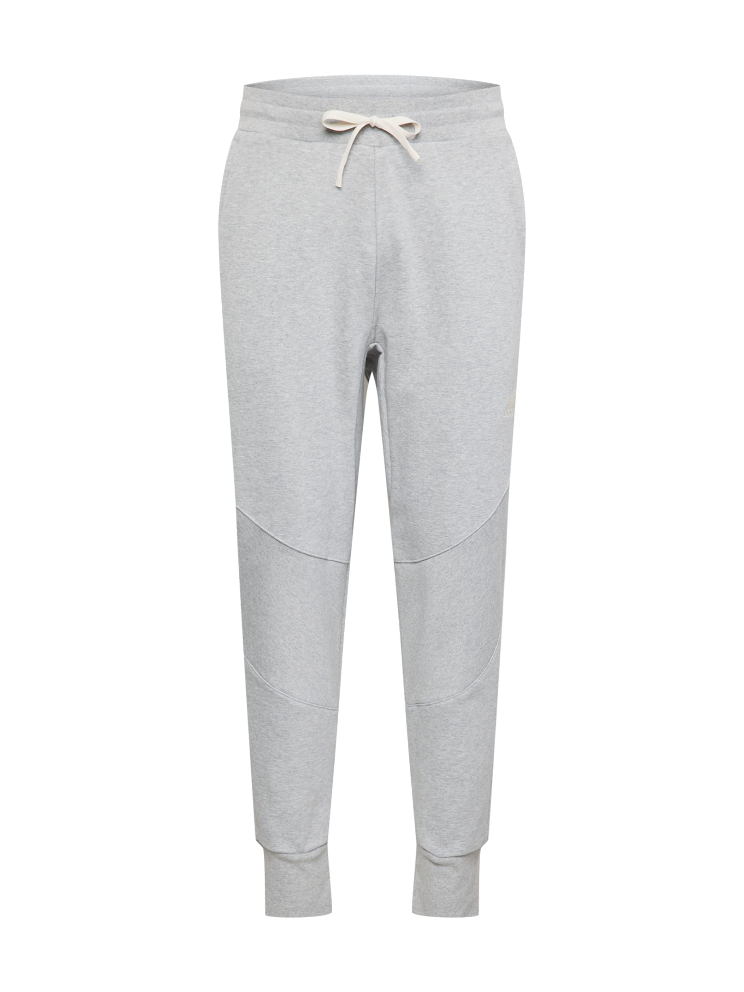 ADIDAS SPORTSWEAR Tapered Sporthose in Grau: Vorderseite