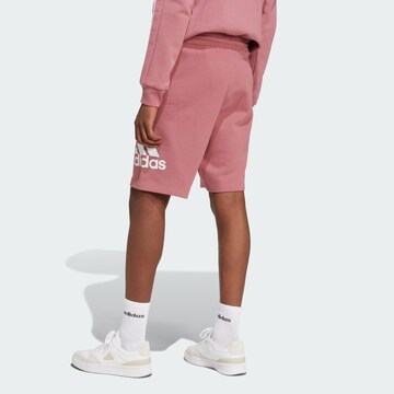 ADIDAS SPORTSWEAR Regular Sports trousers 'Essentials' in Red