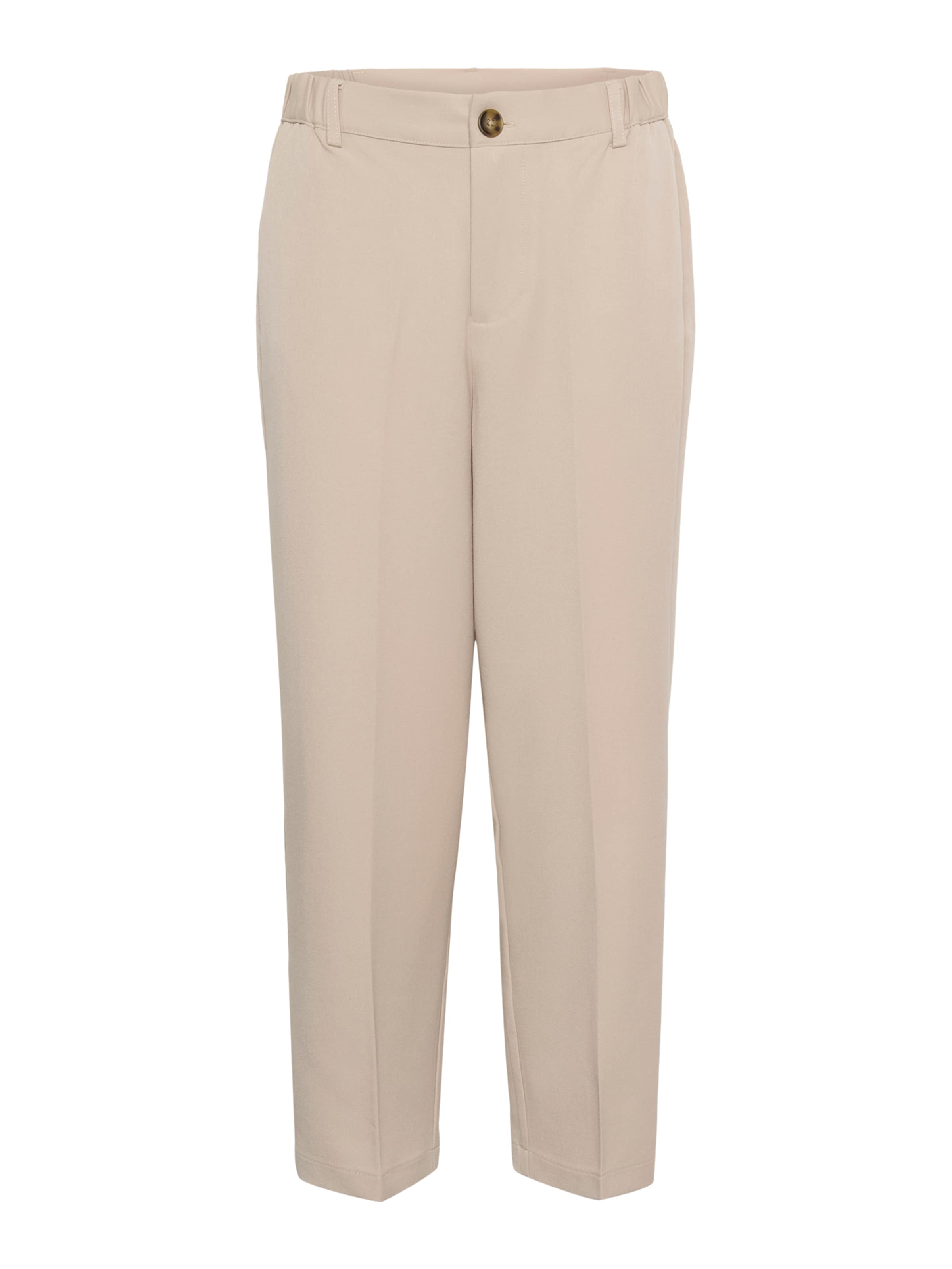 Tapered Pantaloni con piega frontale 'KAHeather' di Kaffe in beige: frontale