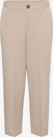 Pantalon à plis 'KAHeather' Kaffe en beige : devant