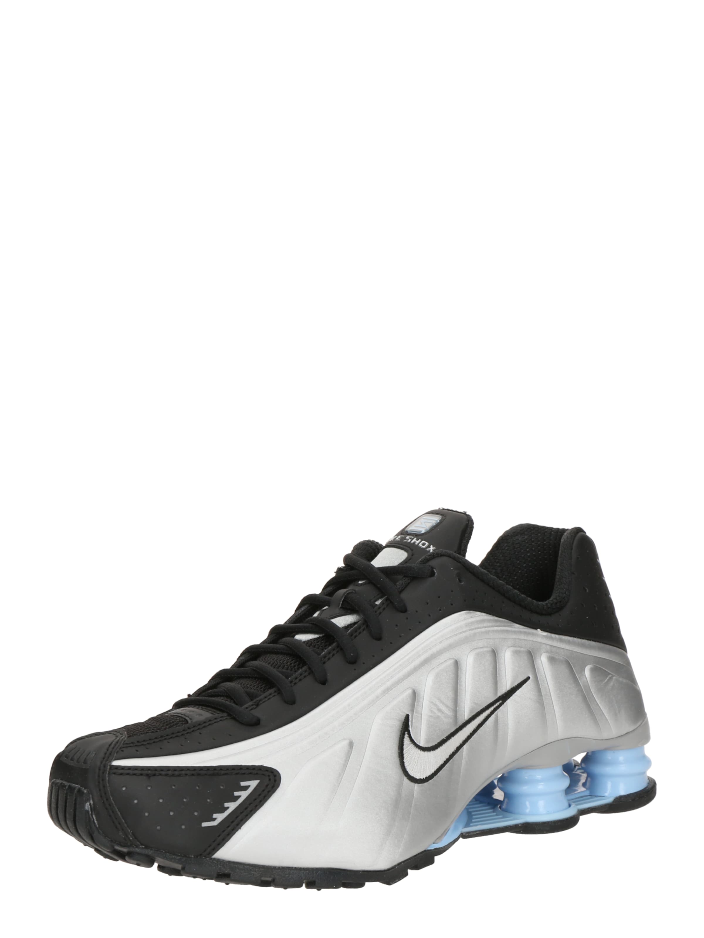 Baskets basses 'SHOX R4' Nike Sportswear en argent : devant
