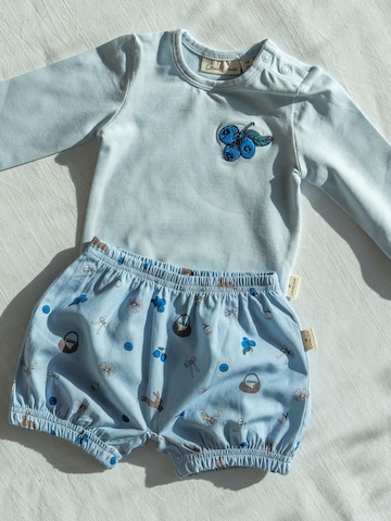 LouieLouie Sparkdräkt/body 'Louie Blueberry embroidery' i blå