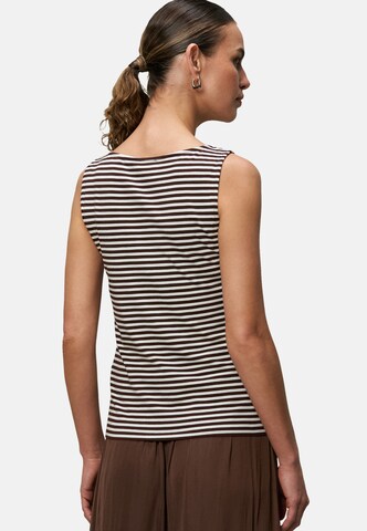Top di zero in marrone