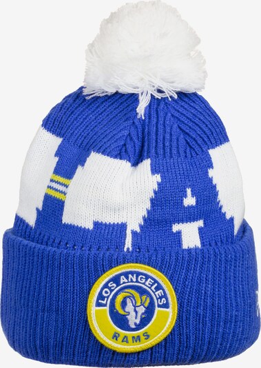 NEW ERA Mütze 'NFL Los Angeles Rams Cold Weather Sport Knit' in blau / gelb / weiß, Produktansicht