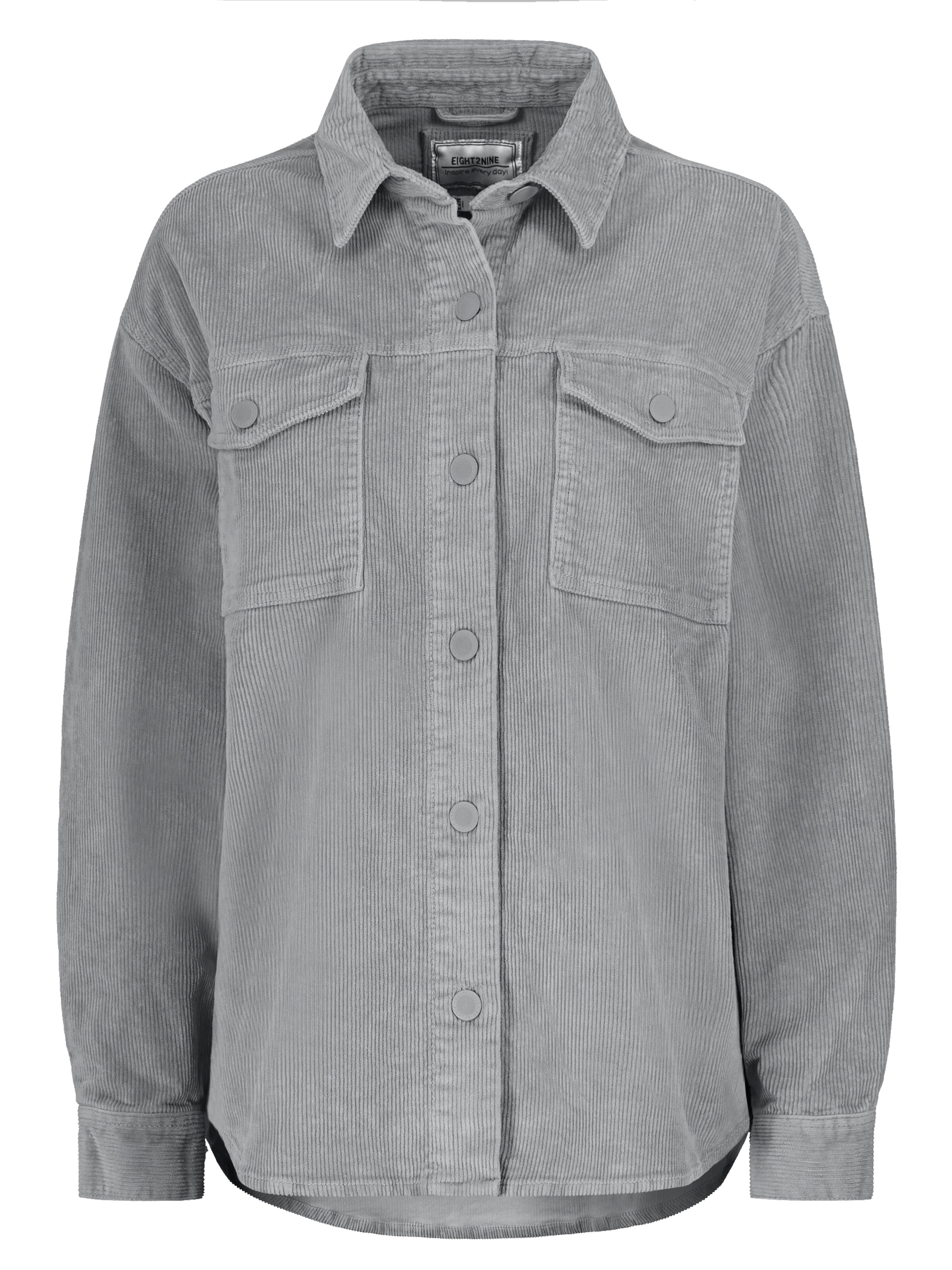 Eight2Nine Between-Season Jacket in Grey: front