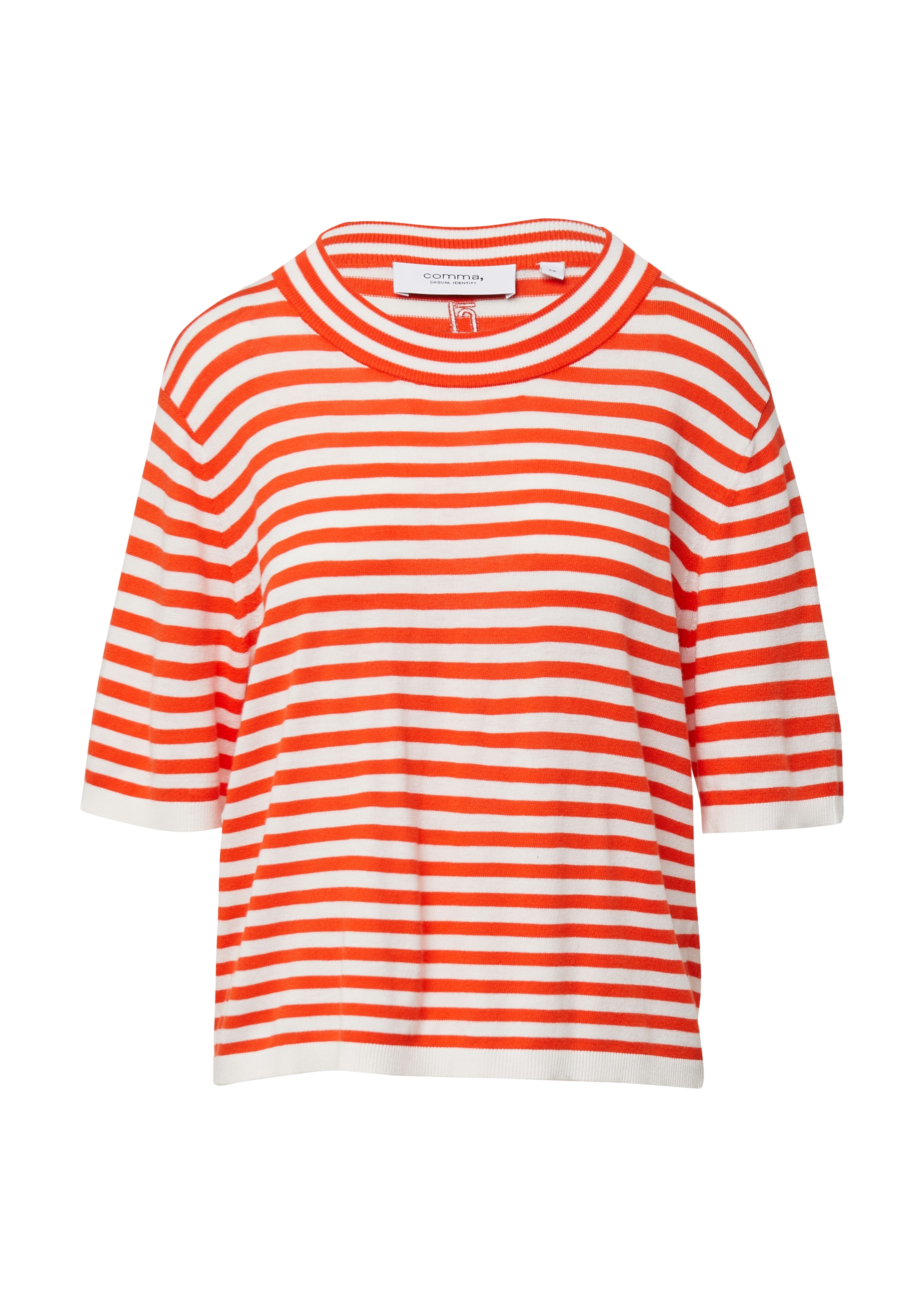 comma casual identity Sweater in Orange: front