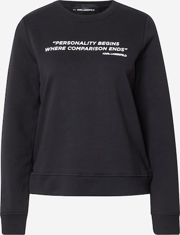 Karl Lagerfeld Collegepaita värissä musta: etupuoli