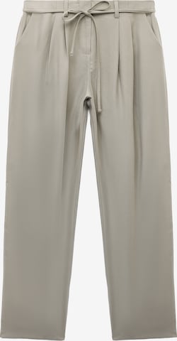 Koton Pleat-Front Pants in Brown: front