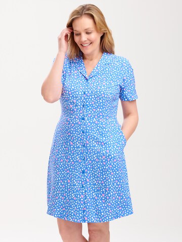 Sugarhill Brighton Shirt Dress 'Clemency' in Blue: front
