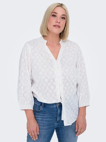 ONLY Carmakoma Blouse 'KAYANA' in Wit