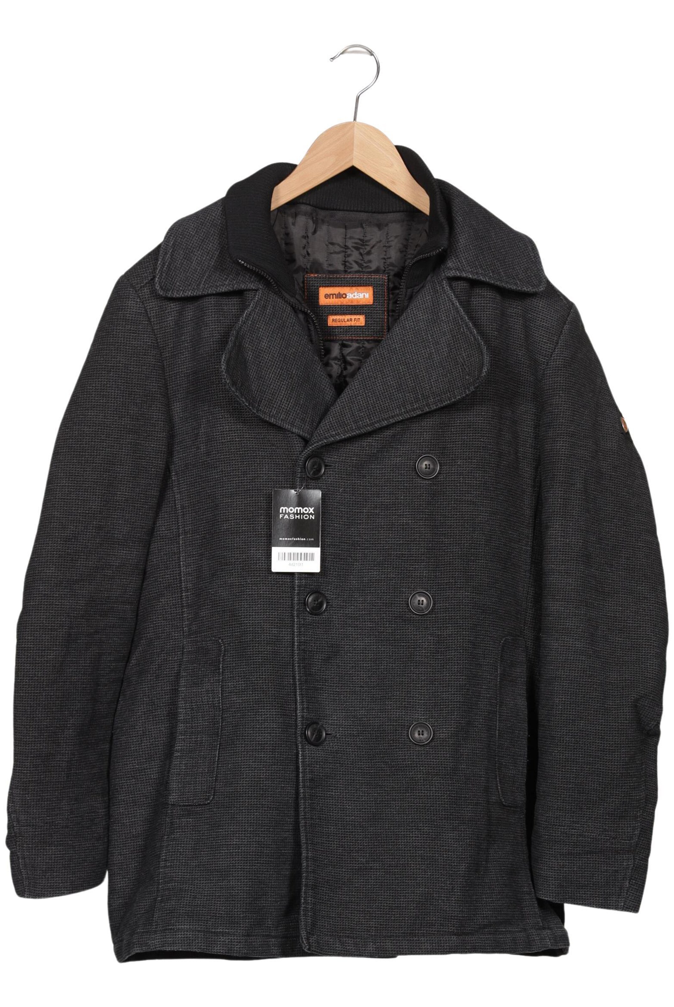 emilioadani Jacket & Coat in L-XL in Grey: front