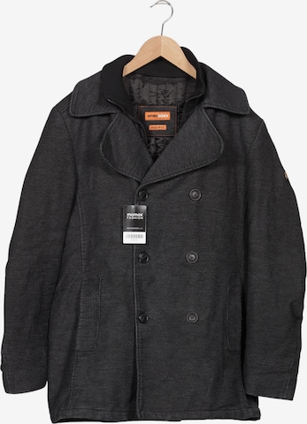 emilioadani Jacket & Coat in L-XL in Grey: front