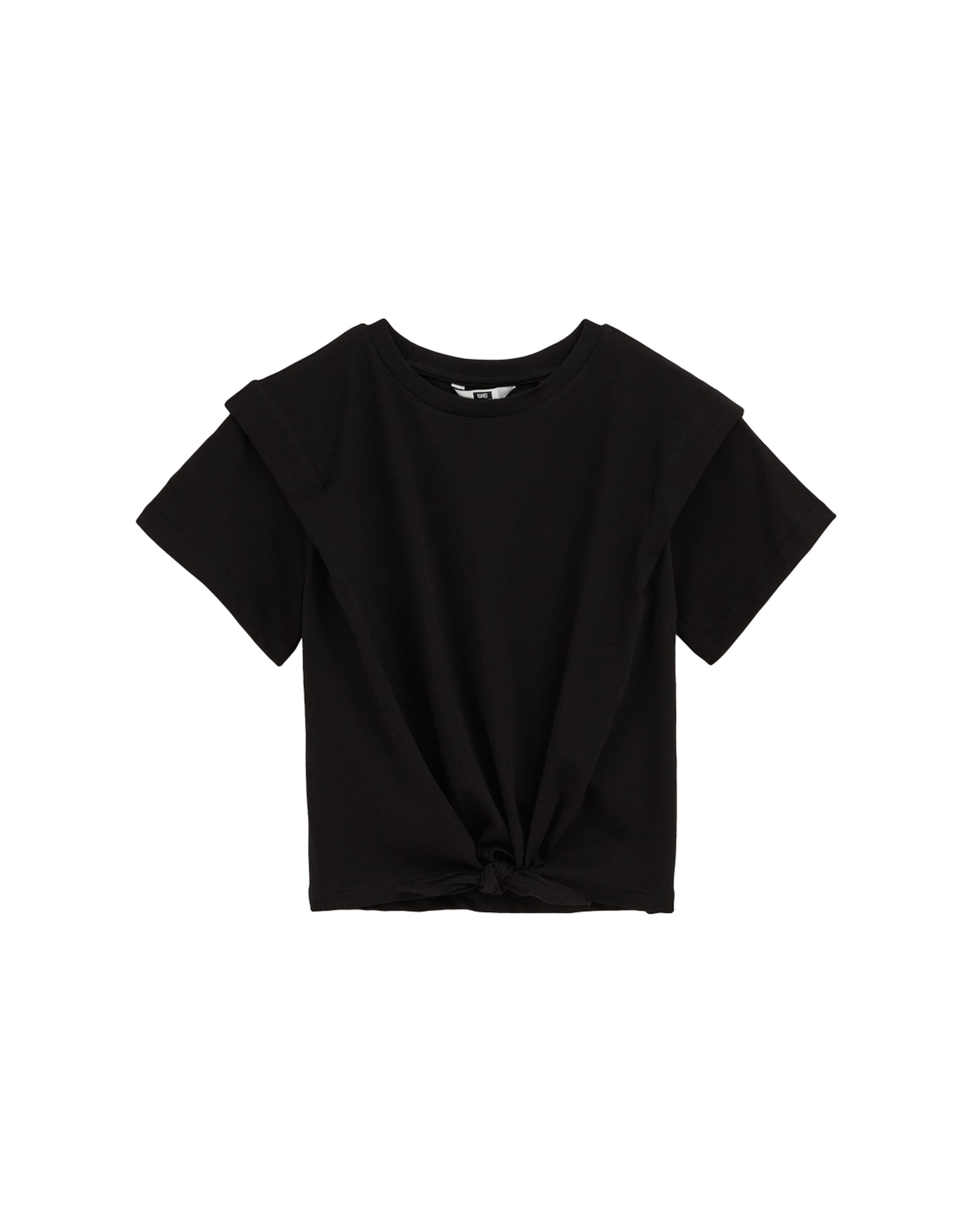 WE Fashion T-shirt i svart: framsida