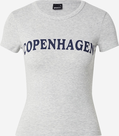 Marškinėliai iš Gina Tricot, spalva – tamsiai mėlyna / margai pilka, Prekių apžvalga