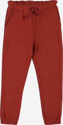 Effilé Pantalon NAME IT en rouge : devant