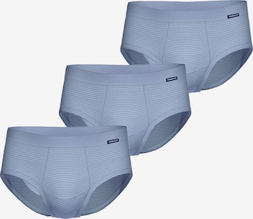Ammann Slip 'Jeans Feinripp' in Blau: Vorderseite
