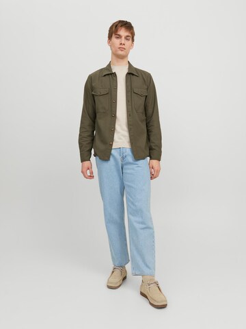 JACK & JONES Regular fit Overhemd 'JJEEddie' in Groen