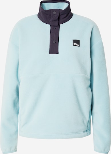 JACK WOLFSKIN Urheilullinen collegepaita 'SUMETRO' värissä laivastonsininen / vaaleansininen / musta, Tuotenäkymä