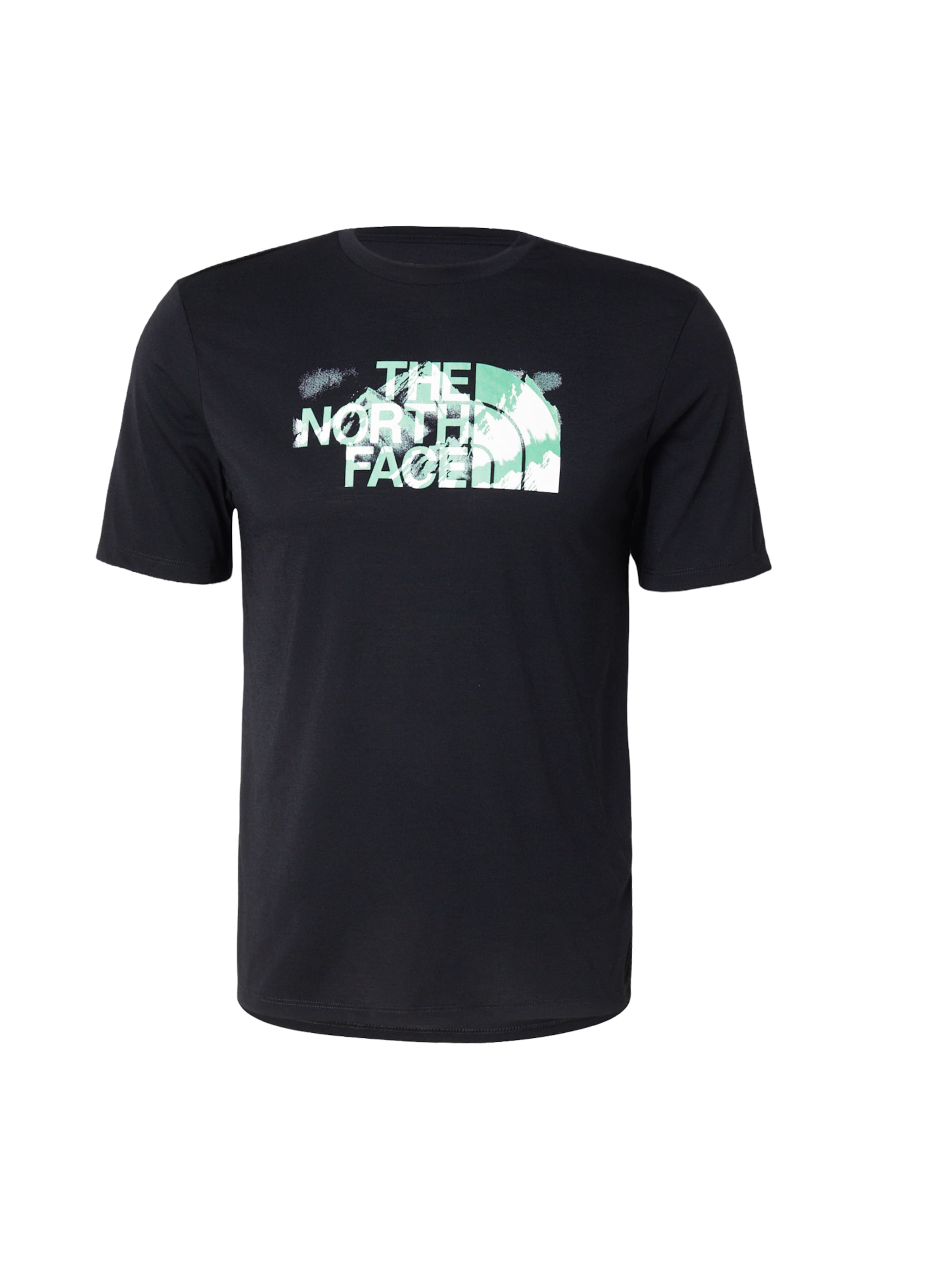 THE NORTH FACE Performance shirt 'FOUNDATION' in XS in Light green / Black / White, Item view