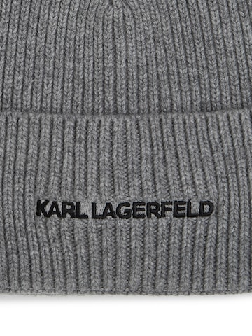 Karl Lagerfeld Mütze in Grau