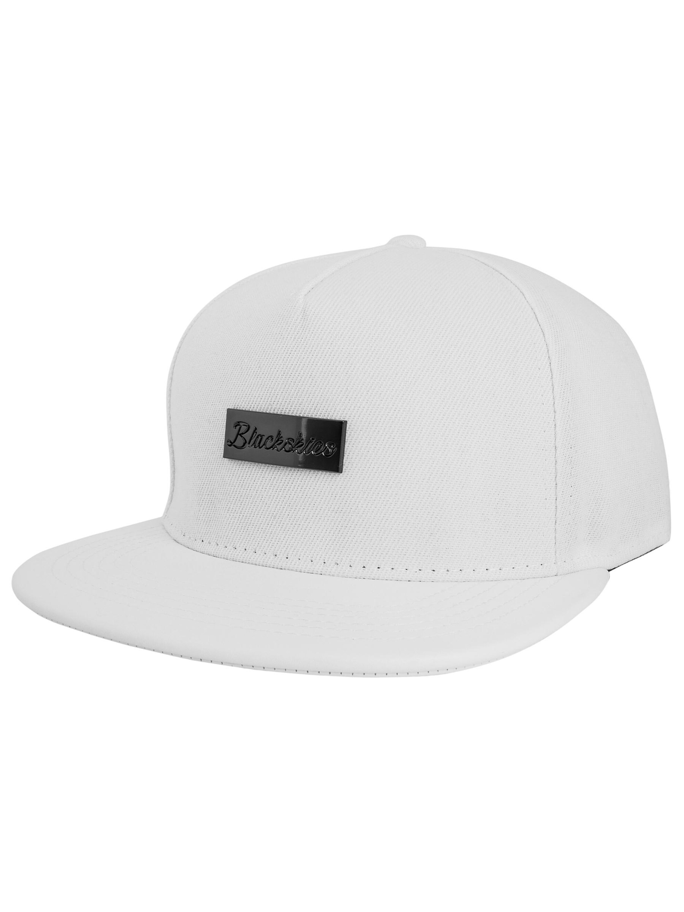 Blackskies Cap 'Vanguard' in White: front