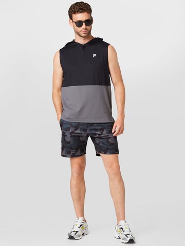 FILA Regular Sporthose in Schwarz