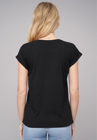 Cloud5ive T-Shirt 'Limoncello' in Schwarz
