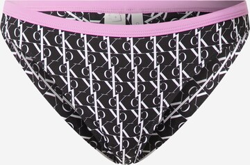 Calvin Klein Swimwear Bikinibroek in Zwart: voorkant