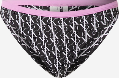 Calvin Klein Swimwear Bikinihose in lila / schwarz / weiß, Produktansicht