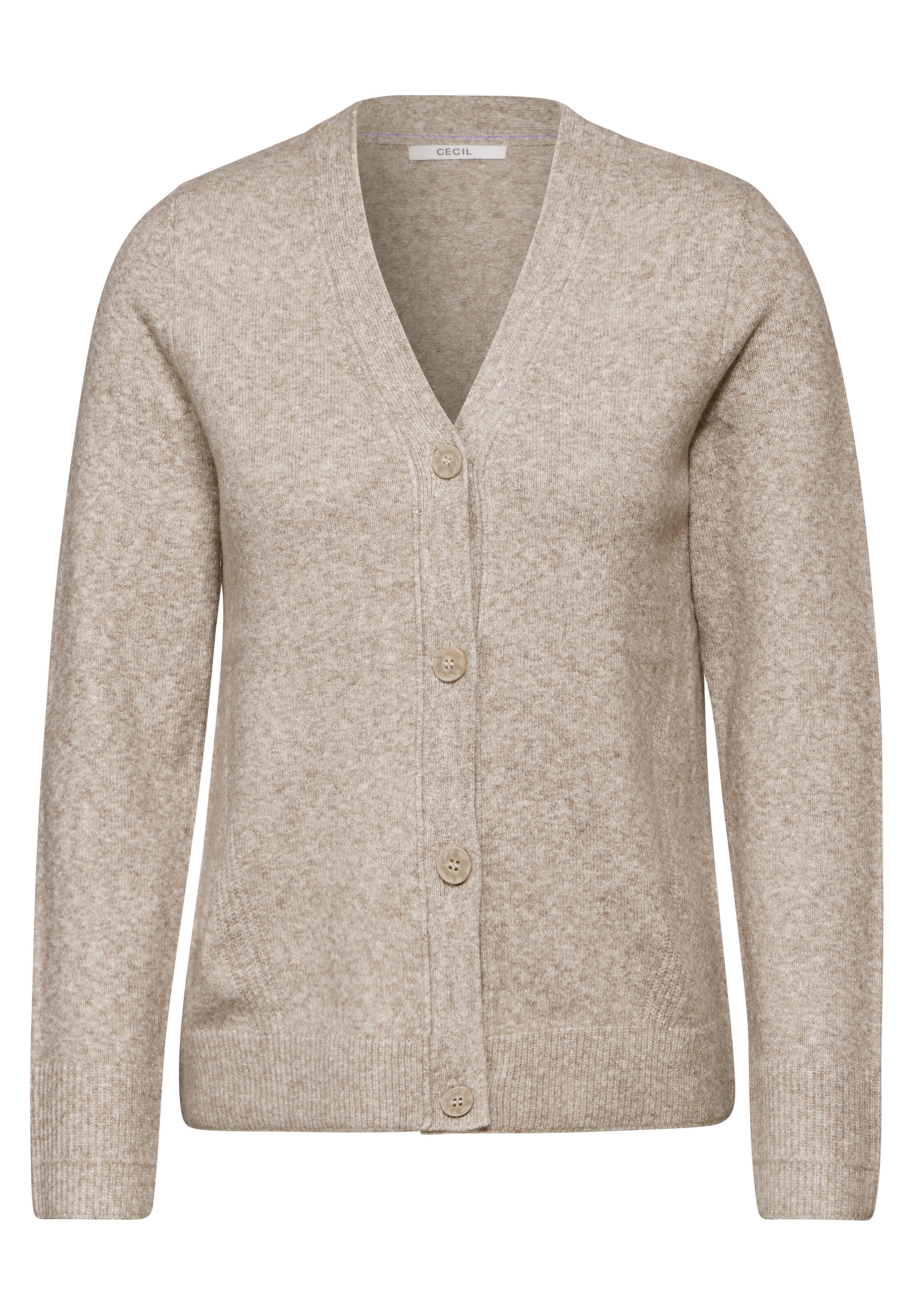 CECIL Strickjacke in Beige: Vorderseite