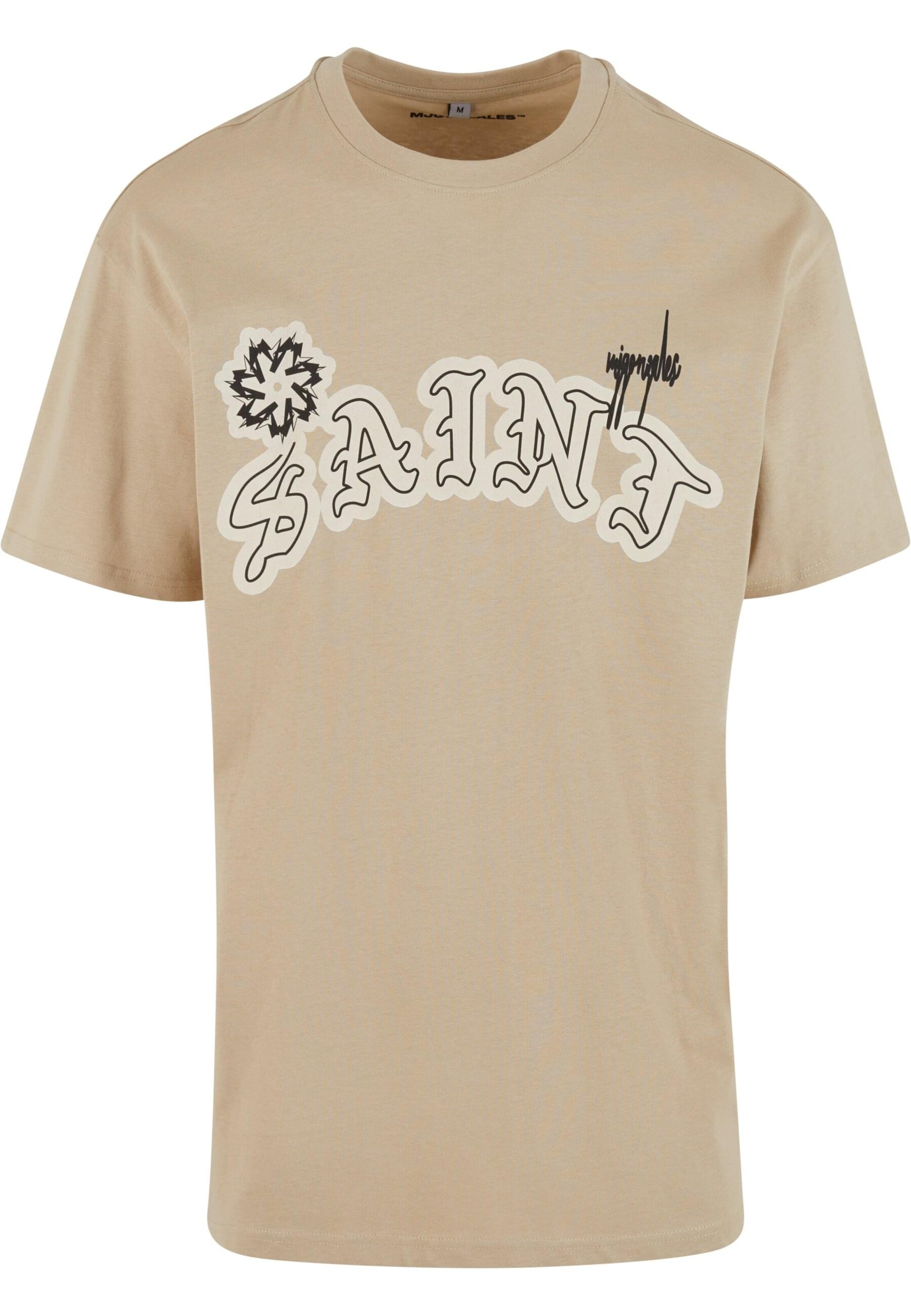 MJ Gonzales Shirt 'Saint' in Beige: front