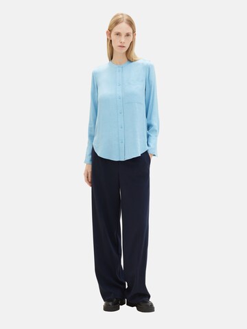 TOM TAILOR Bluse in Blau