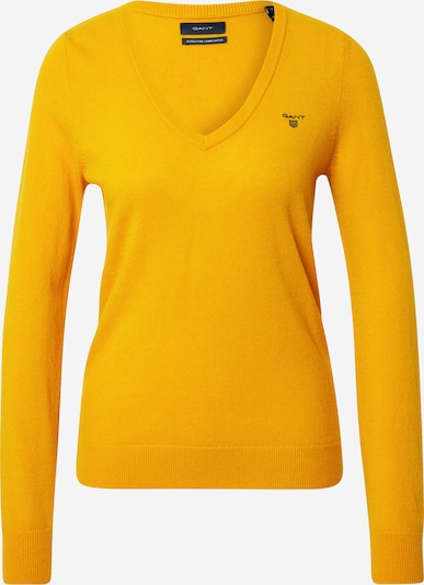 GANT Pullover in goldgelb, Produktansicht
