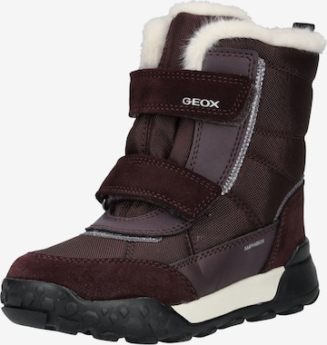 GEOX Snowboots 'TREKKYUP' in Rot: Vorderseite