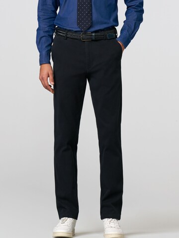 MEYER Regular Chinohose 'Oslo' in Blau: Vorderseite