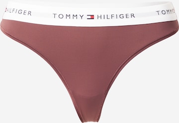 String di Tommy Hilfiger Underwear in marrone: frontale