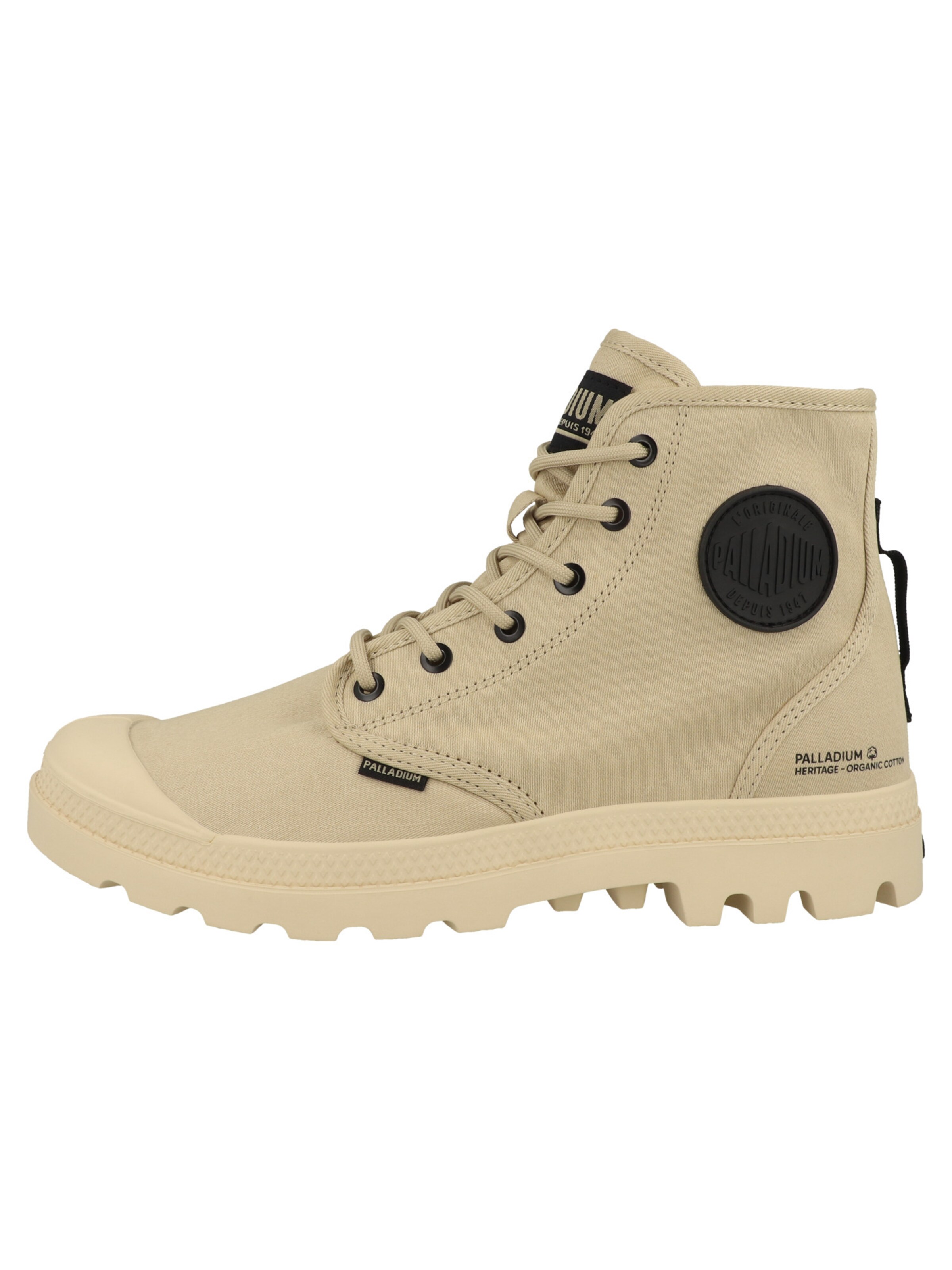 Palladium - Sapato com atacadores ' Pampa Hi Htg Supply ' em bege