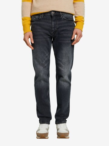 ESPRIT Regular Jeans in Zwart: voorkant