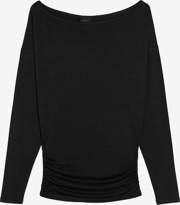 Bershka Shirt in Zwart: voorkant