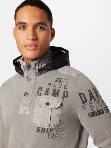 CAMP DAVID Sweater 'Shipyard' in Grey