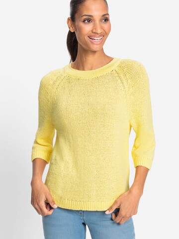 Pull-over Olsen en jaune : devant