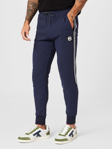 Michael Kors Tapered Broek in Blauw: voorkant