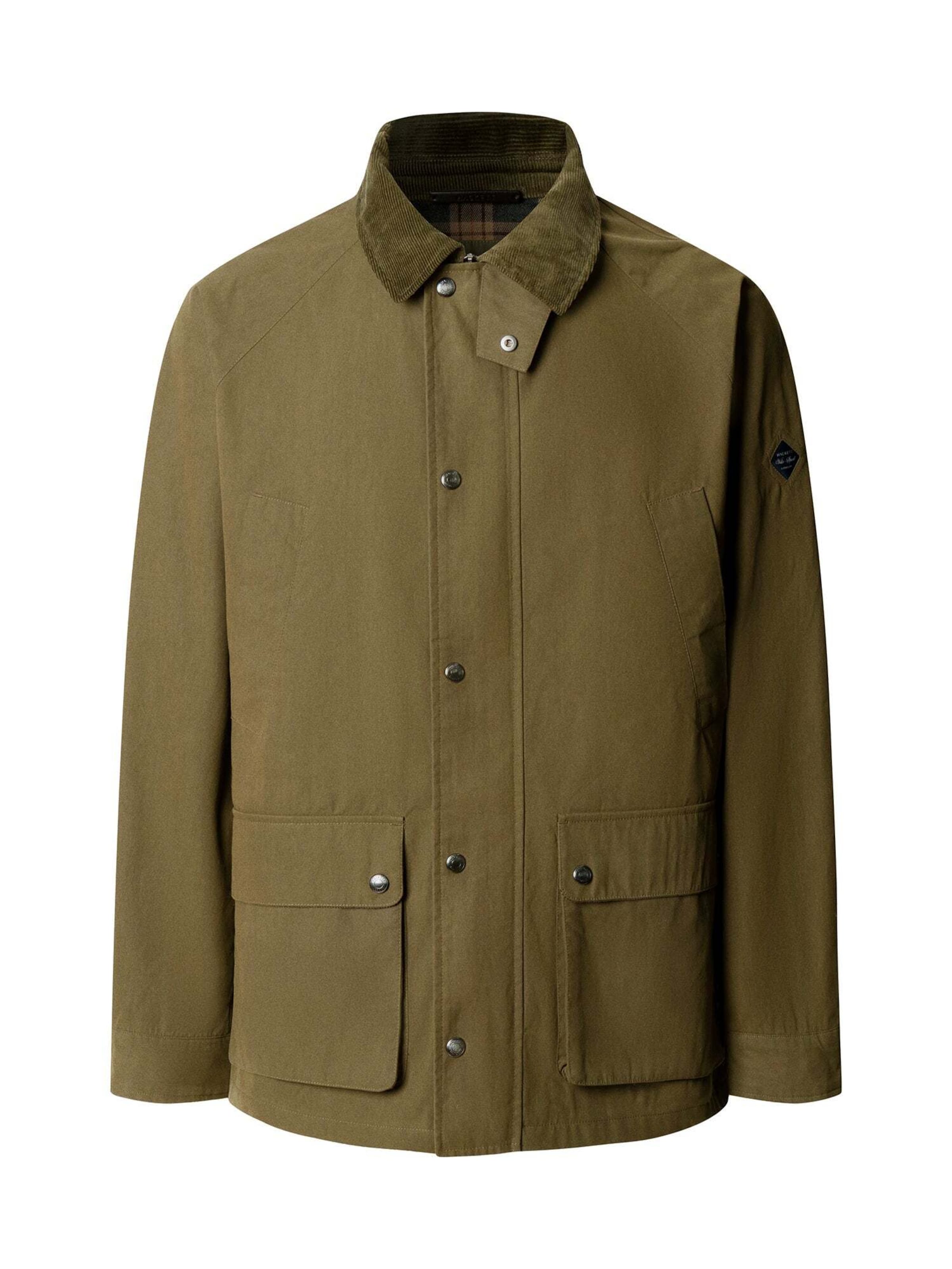 Giacca di mezza stagione di Hackett London in verde: frontale